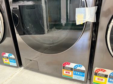 Transportation damaged LG 17kg WashTower™ All-In-One Stacked Washer Dryer in Black Steel WWT-1710B - Second Hand Appliances Geebung